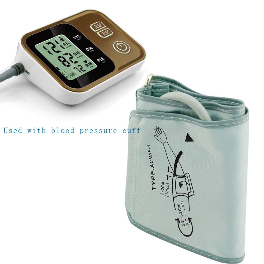 Digital sphygmomanometer portable cuff single tube sphygmomanometer cuff 22-32cm Blood pressure monitor heart rate monitor