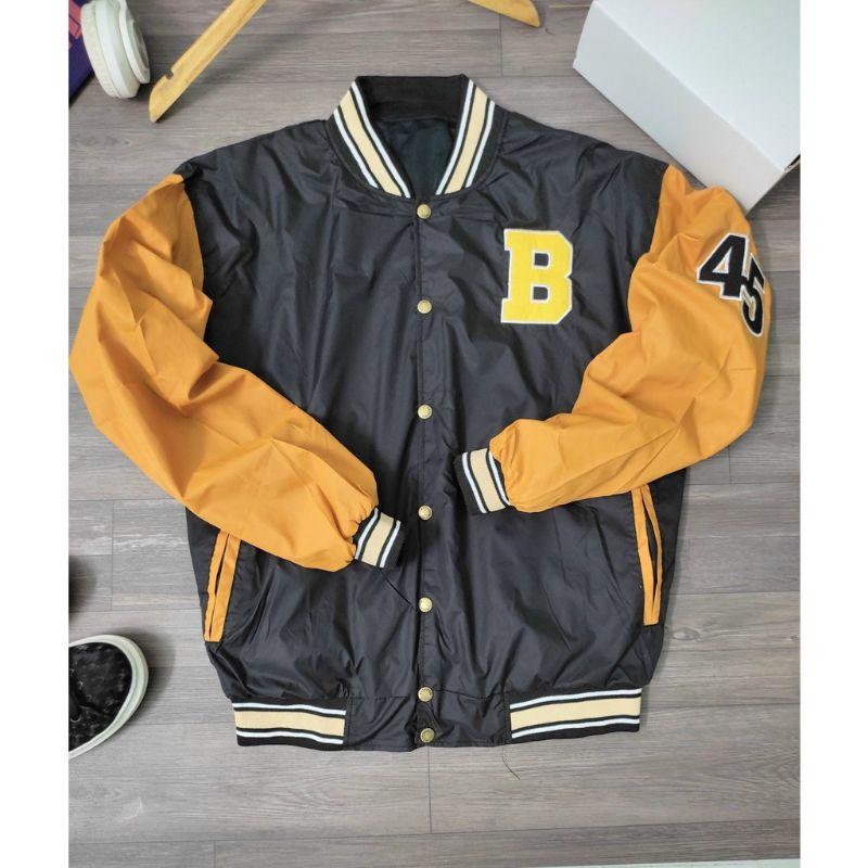 Áo khoác nam nữ áo bomber in chữ B unisex phong cách hàn quốc Form Rộng – ST34 – babitrendy