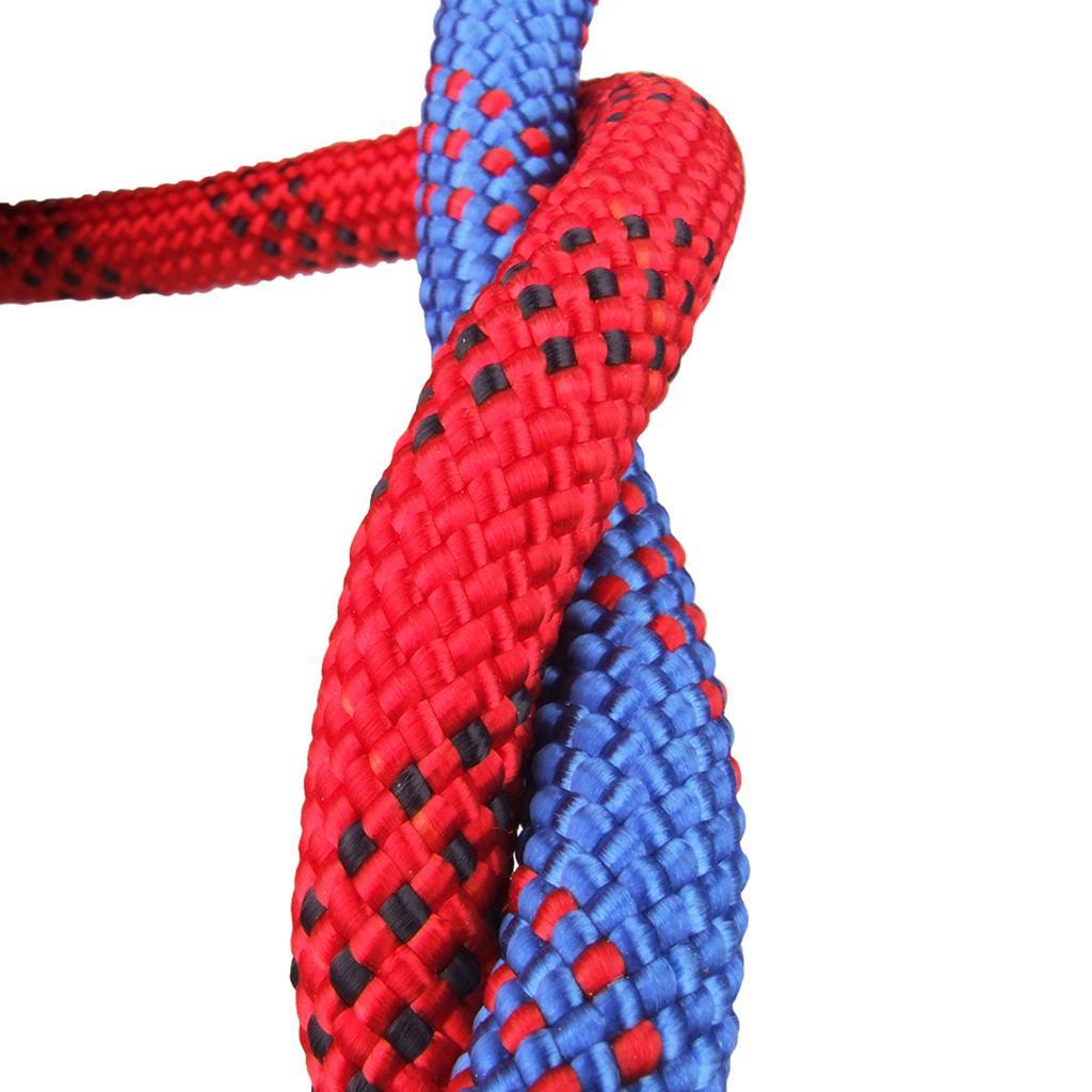 25KN 12mm Pro Rock Tree Climbing Auxiliary Rope Sling Safety Rapelling Cord Gear