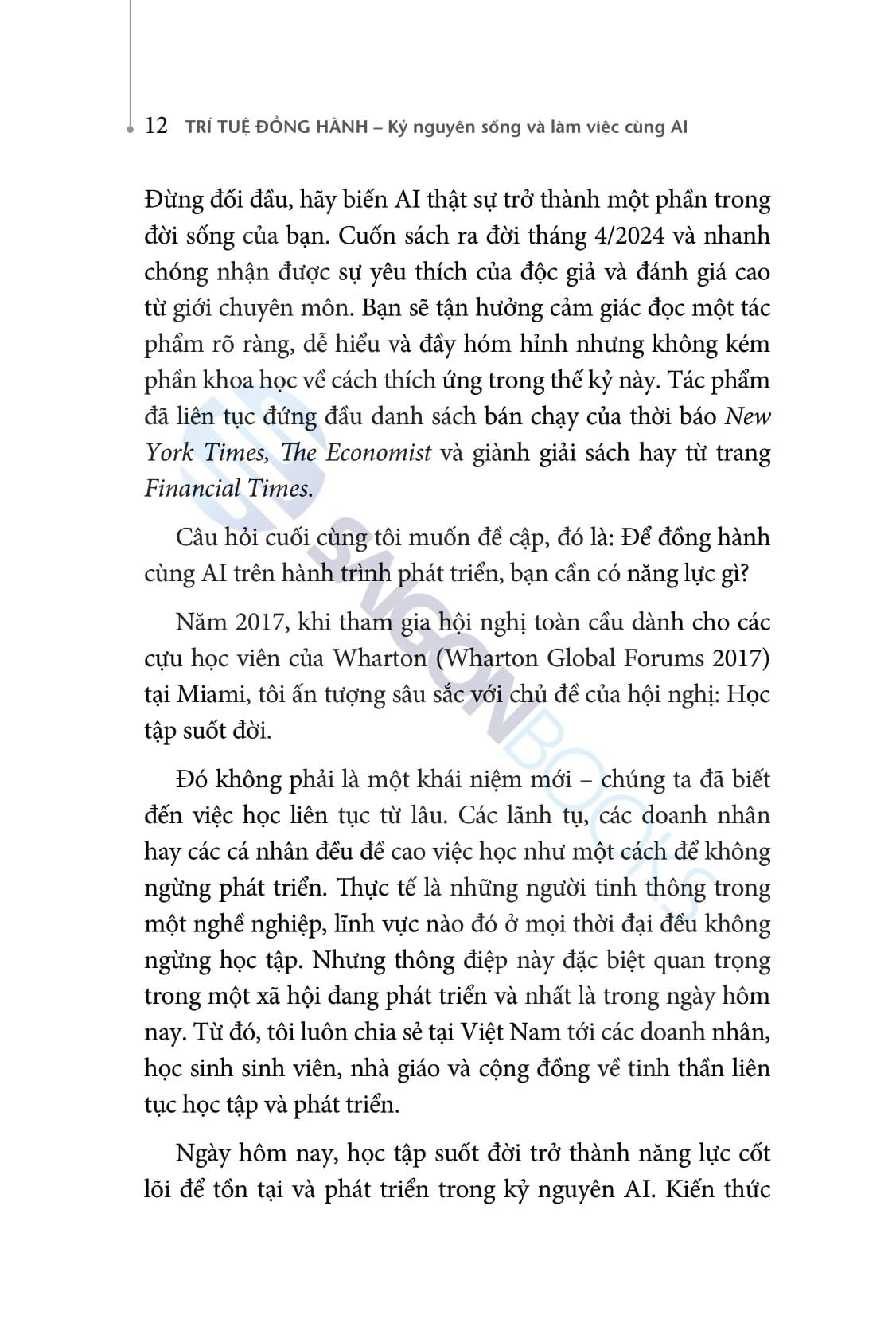 Sách - Co-Intelligence - Trí Tuệ Đồng Hành - Kỷ Nguyên Sống Và Làm Việc Cùng AI