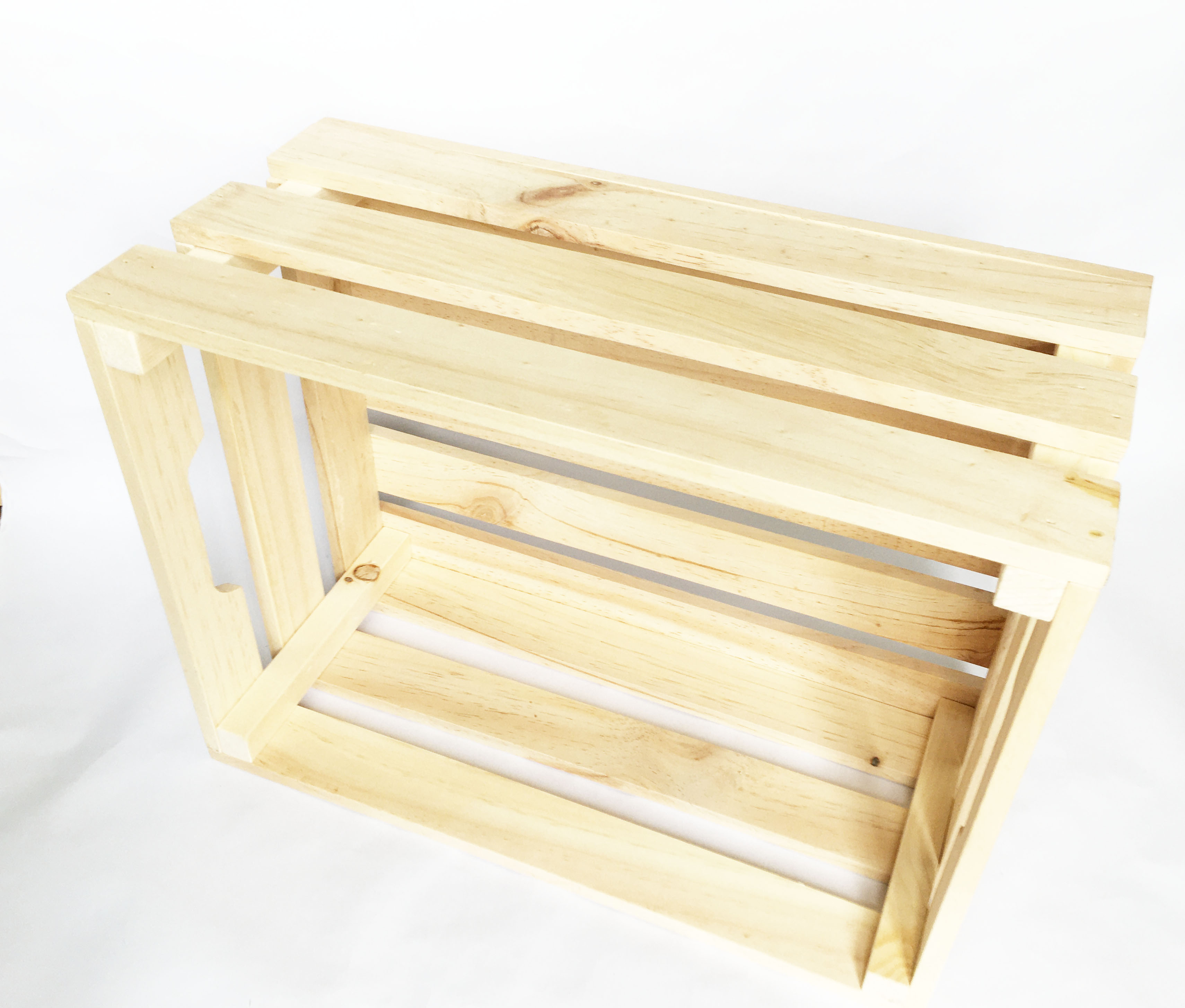 Combo 3 Thùng gỗ Pallet 3 size S-M-L  đựng đồ trang trí homestay- Kệ decor đa năng