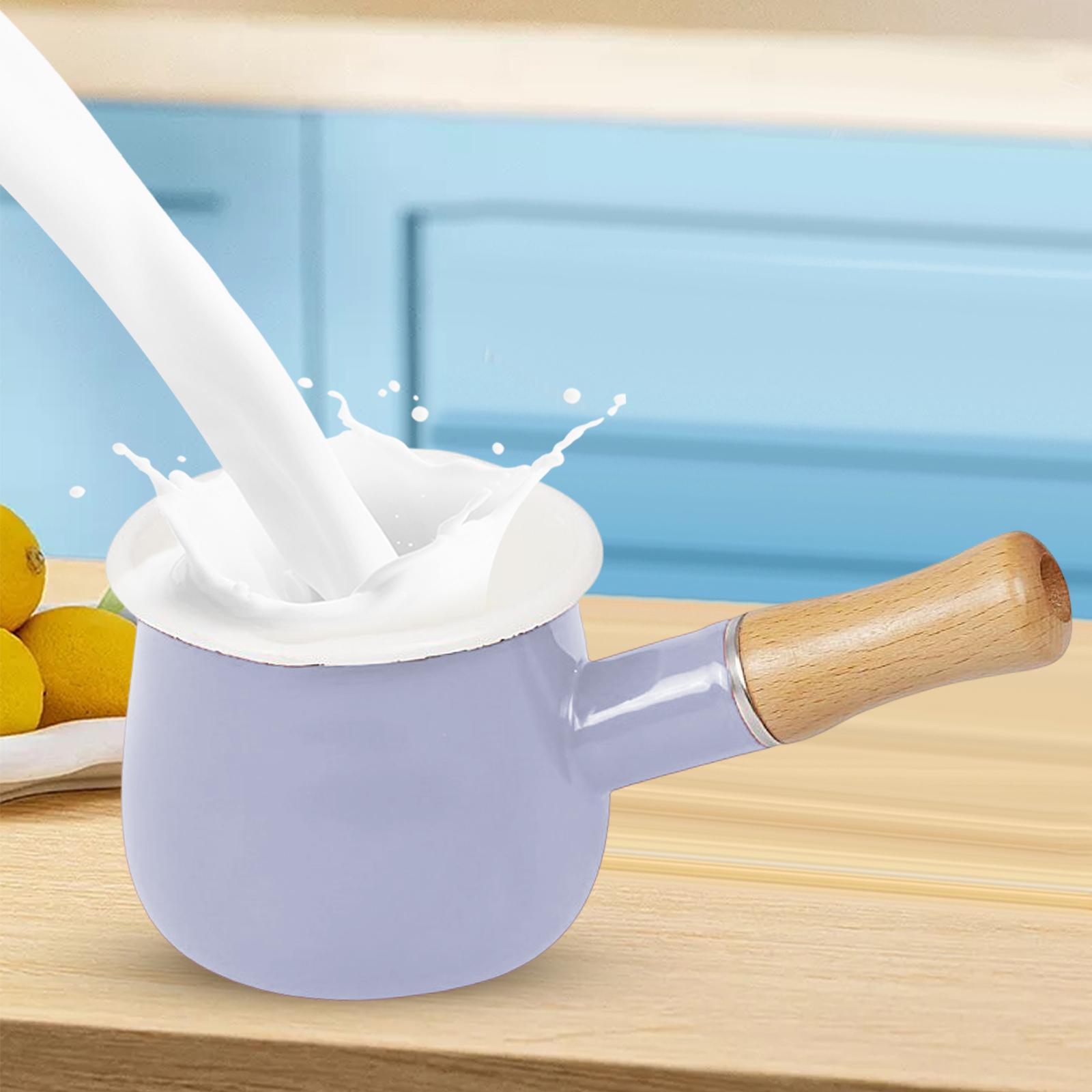 Multifunctional Sauce Pan Milk Pan Heat Resistant 550ml Small Sauce Pot for