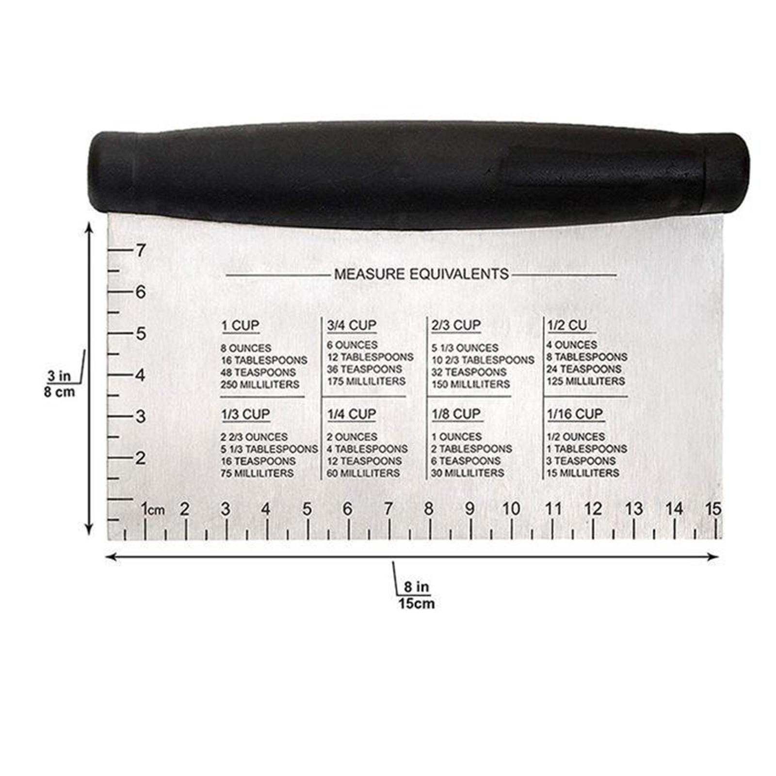 Professional Stainless Steel Scraper Blade Cutter Griddle Chopper Cutter