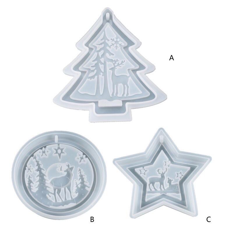 Khuôn Silicone Đổ Resin Làm Đồ Trang Trí Hoặc Móc Khóa Christmas - Trường Thịnh Sài Gòn