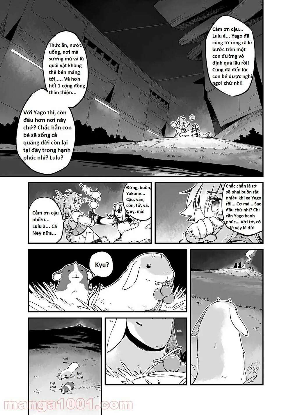 ngay cả khi hậu tận thế, thật hạnh phúc vẫn còn được sống... chapter 18.3 5