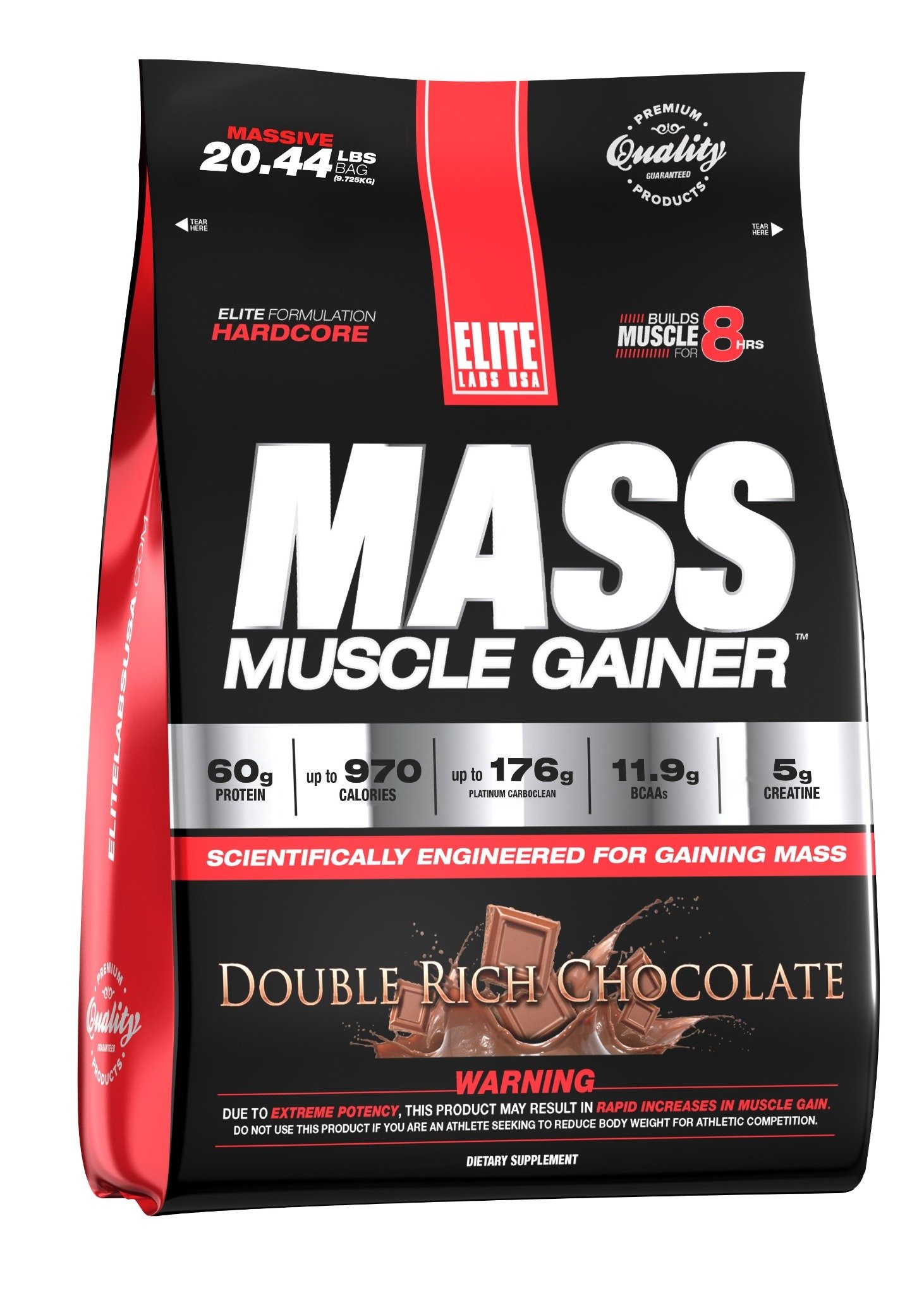 Sữa Tăng Cân Tăng Cơ Nạc Elite Labs Mass Muscle Gainer 20.44 lbs