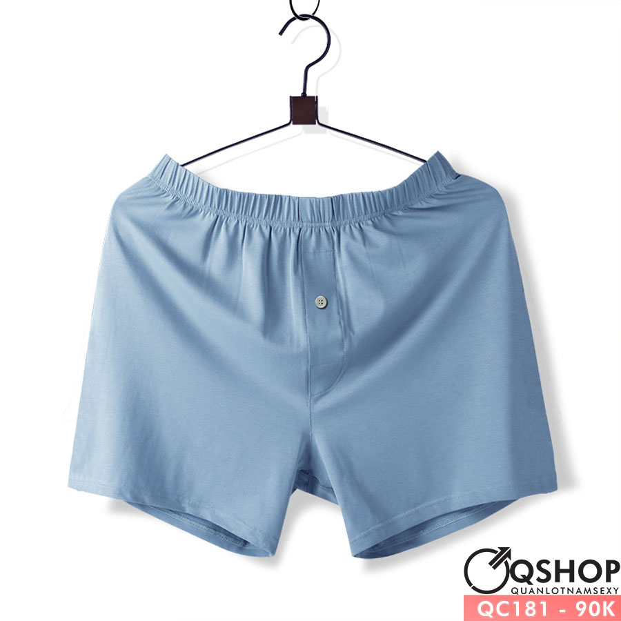Quần ngủ nam thun cotton màu trơn đơn giản QSHOP QC181