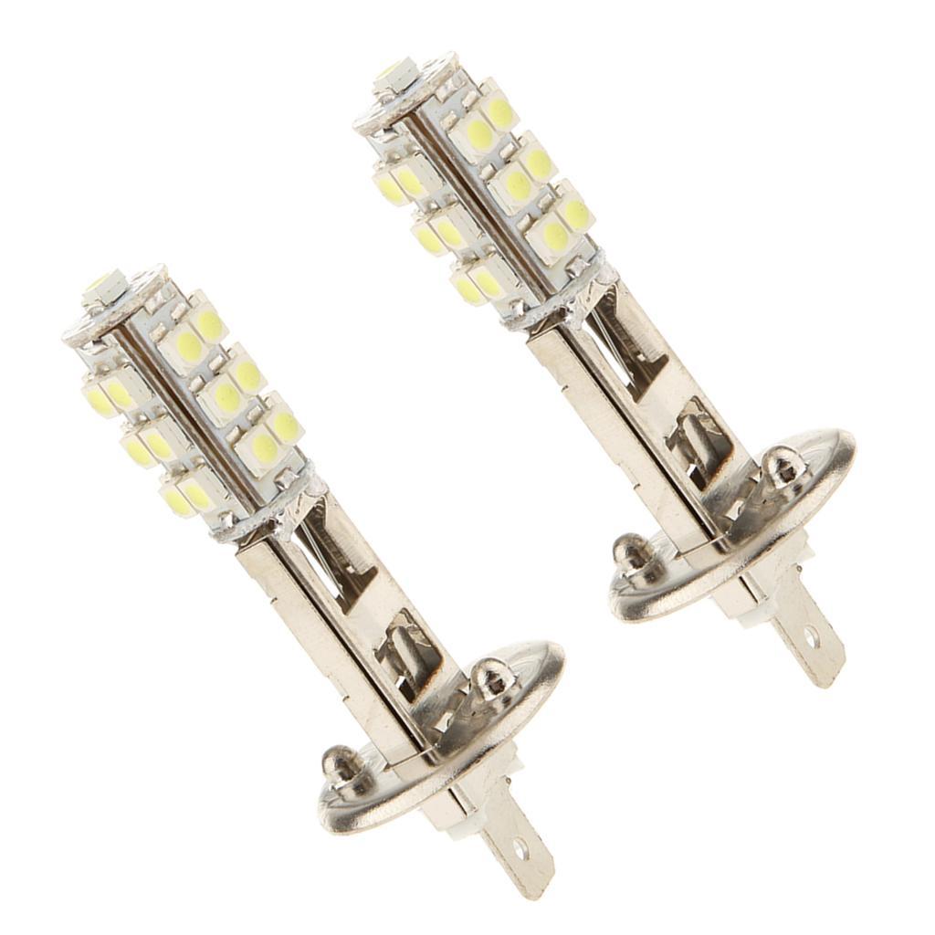 2Pcs High Power  25 SMD Car White LED Fog  Lamp Bulb 6000K