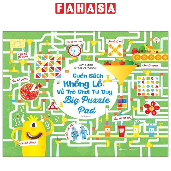 Cuốn Sách Khổng Lồ Về Trò Chơi Tư Duy - Big Puzzle Pad (Tái Bản 2023)