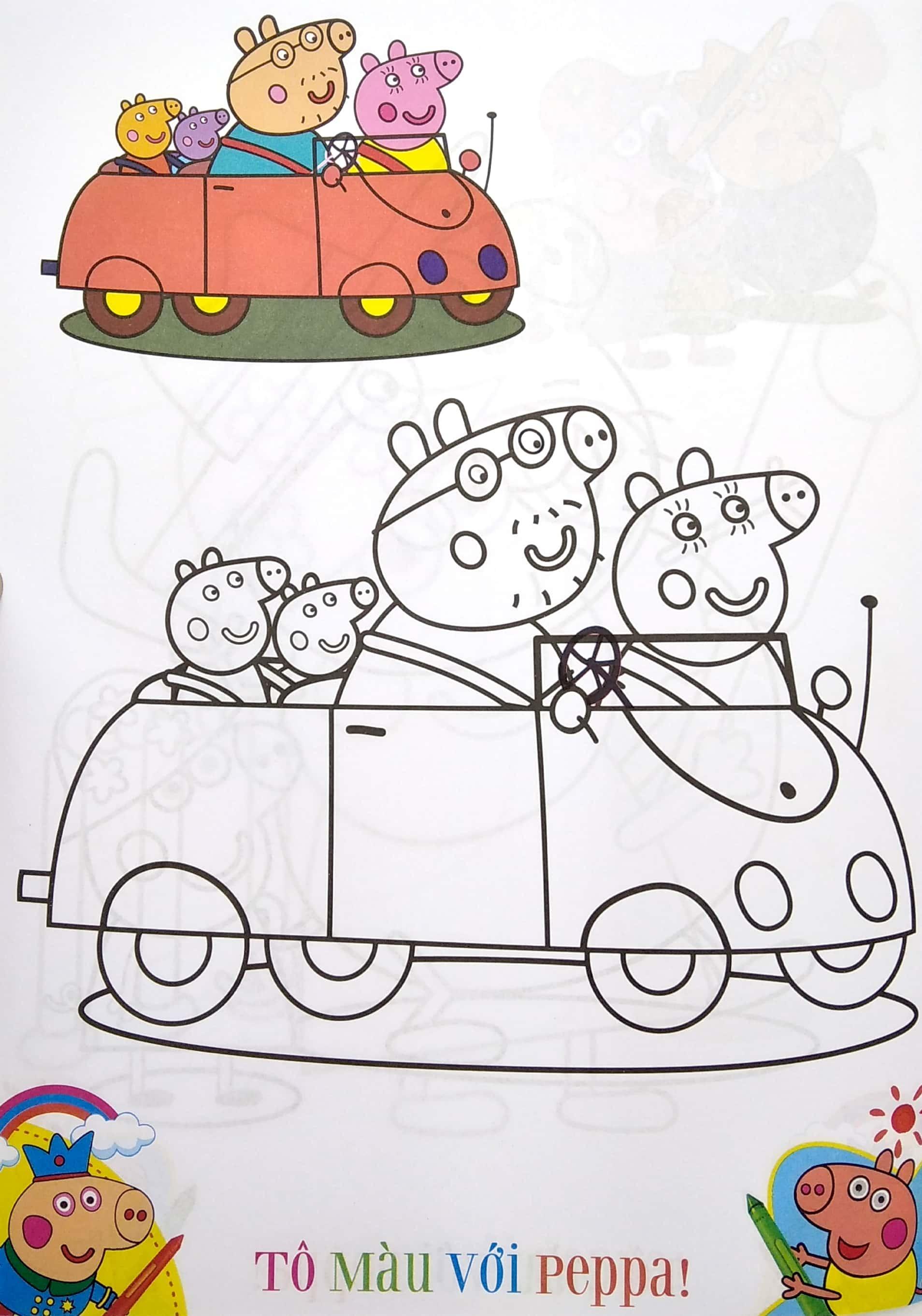 Sách - Tô Màu Peppa Pig - Tập 3 (Tái Bản 2024)