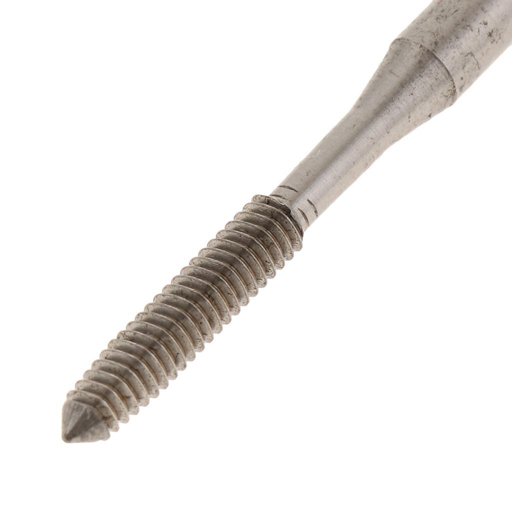 Glass Drill Bits Set Cutting Edges Slotted/ Cross Spear Head Drill with Hex Shank for Ceramic Tile Marble Mirror and Glass