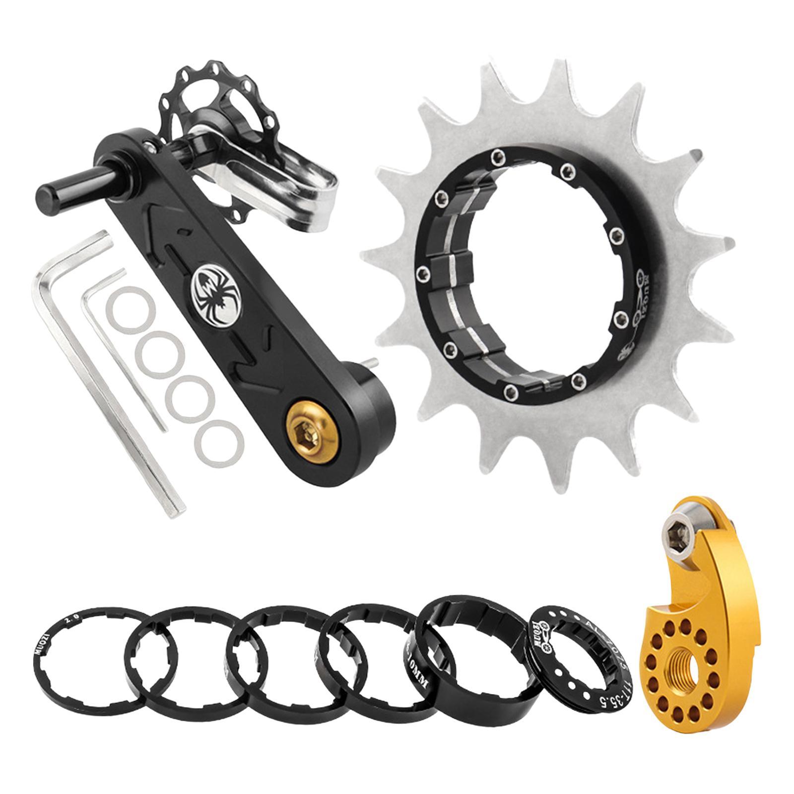 Mountain Bike Single Speed Conversion Chain Tensioner Portable Wrench Regulator Single Speed Cassette Repair Cycling Accessories