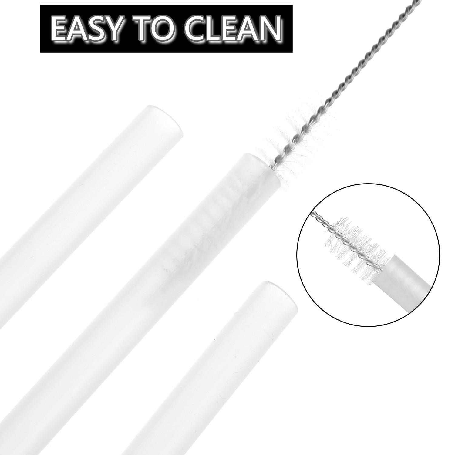 Set 3 Ống Hút Silicon Có Thể Tái Sử Dụng Tiện Lợi