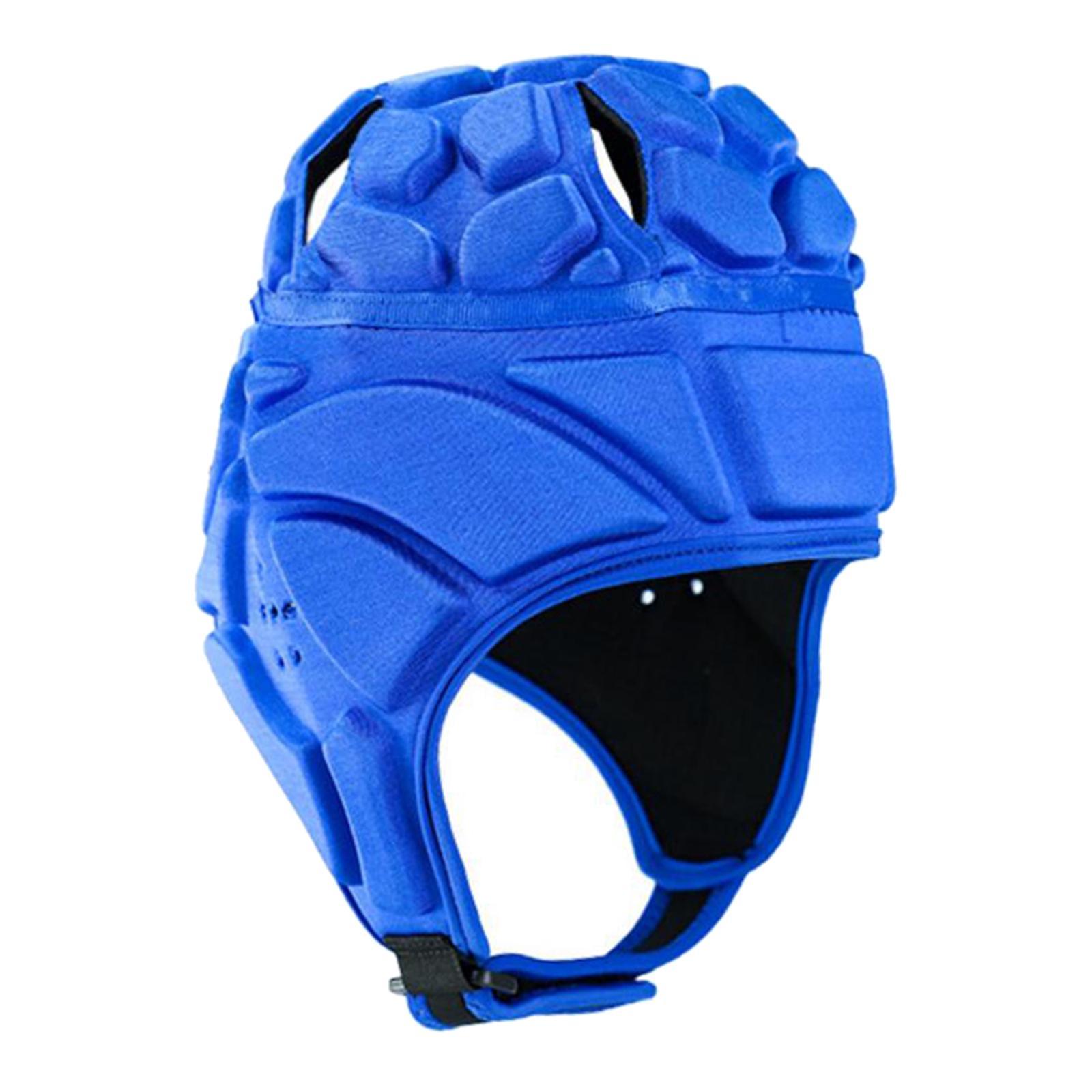 2X Rugby  Headgear Scrum Hockey Head Protector Hat Blue