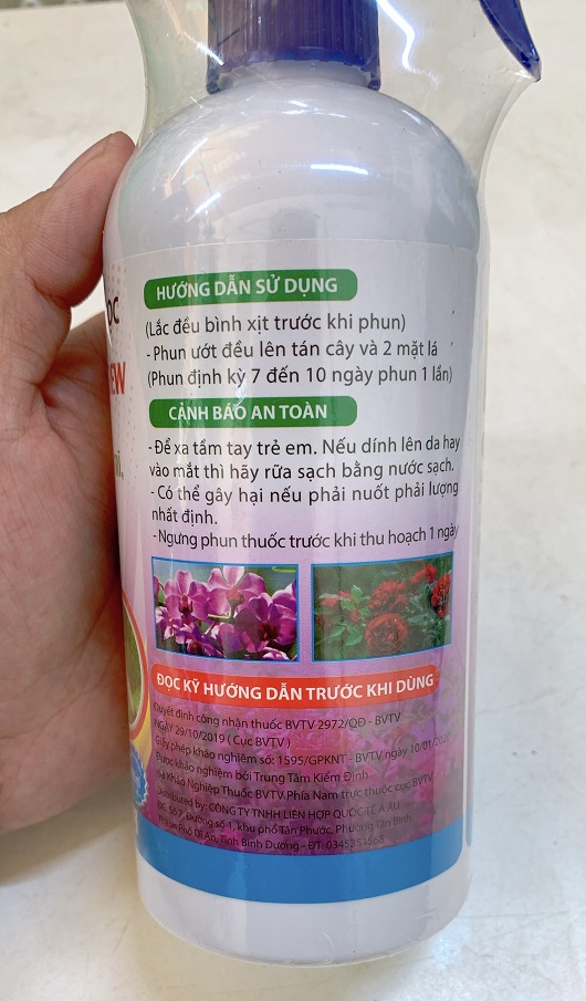 Chế Phẩm Trừ Sâu Sinh Học Super Spray 550ML - Dạng Xịt - Trị Sâu Ăn Lá, Rầy, Rệp Sáp, Bõ Trĩ, Bọ Xít, Rầy Xanh