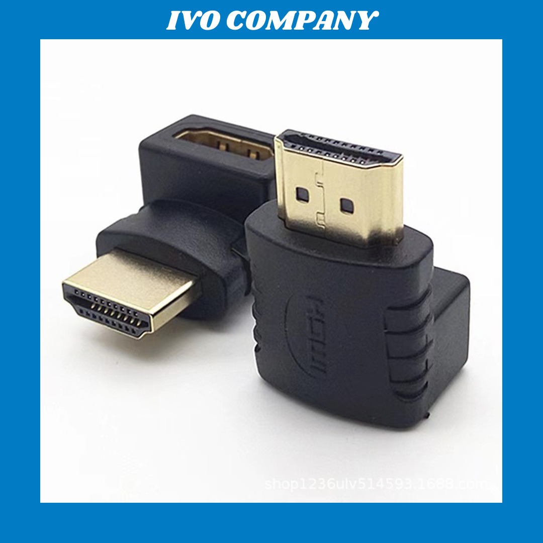 Đầu Chuyển Góc Vuông HDMI Đực Cái 270 Độ - 90 Độ