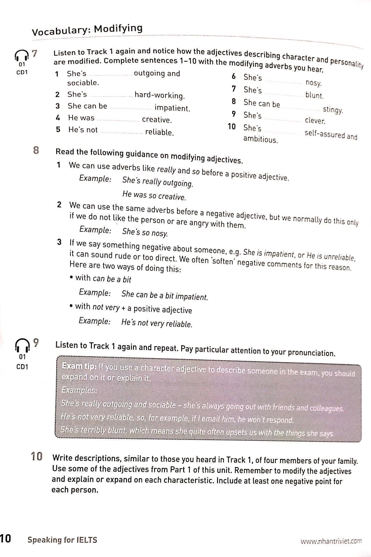 Sách Speaking For IELTS (Kèm CD)