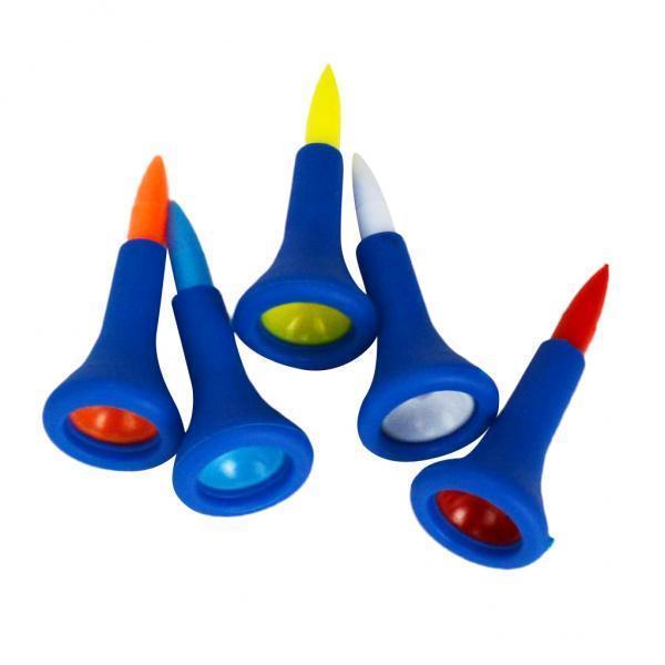 3x5 Pieces/Set Durable Soft Rubber golf professional tees Random Color Short