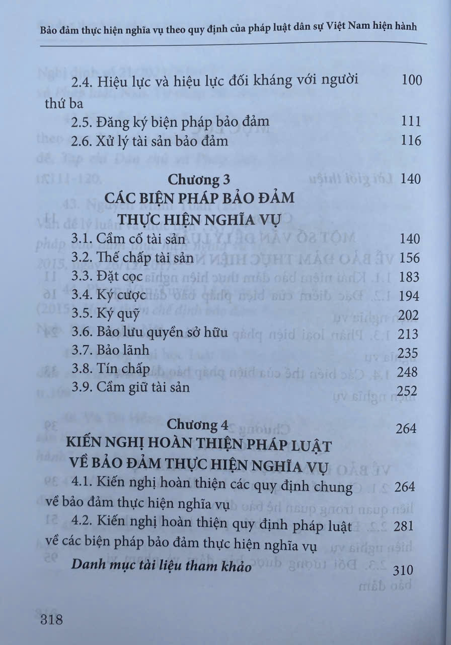 Bảo Đảm Thực Hiện Nghĩa Vụ Theo Quy Định Của Pháp Luật Dân Sự Việt Nam Hiện Hành