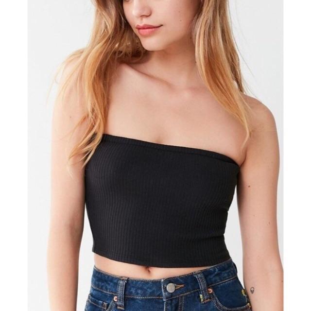 Áo Ống Trơn - Black & White Basic Tube Top