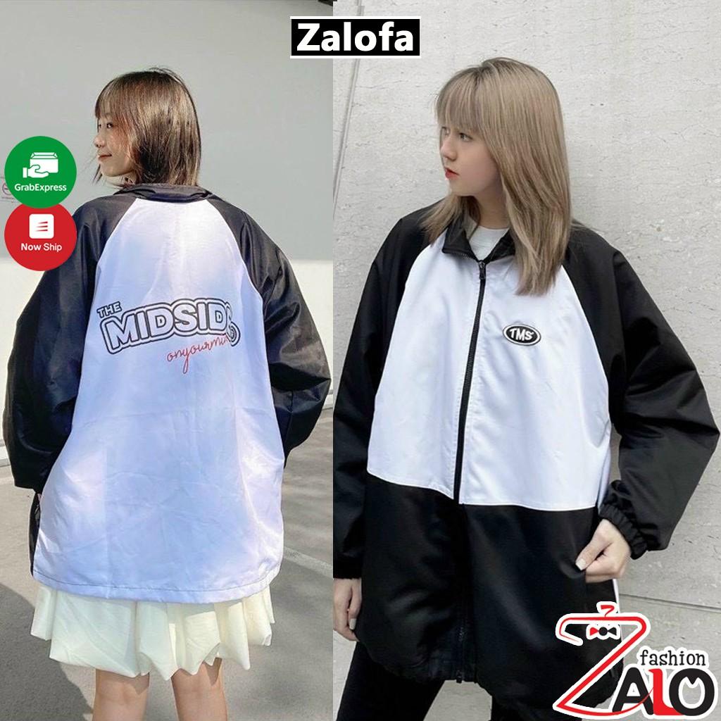 Áo khoác dù TMS 7ZIA Ulzzang Nam Nữ Unisex from rộng Bomber Jacket form rộng Unisex 2 lớp Chống Nắng Siêu Hot ulzzang Jacket Bomber Life Unisex