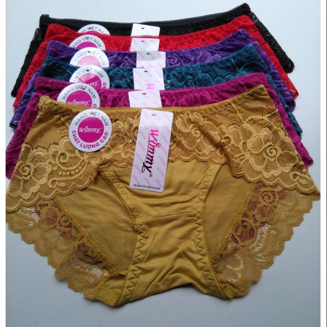 Combo 10 quần cotton phối ren cao cấp hàng việt nam chất lượng cao