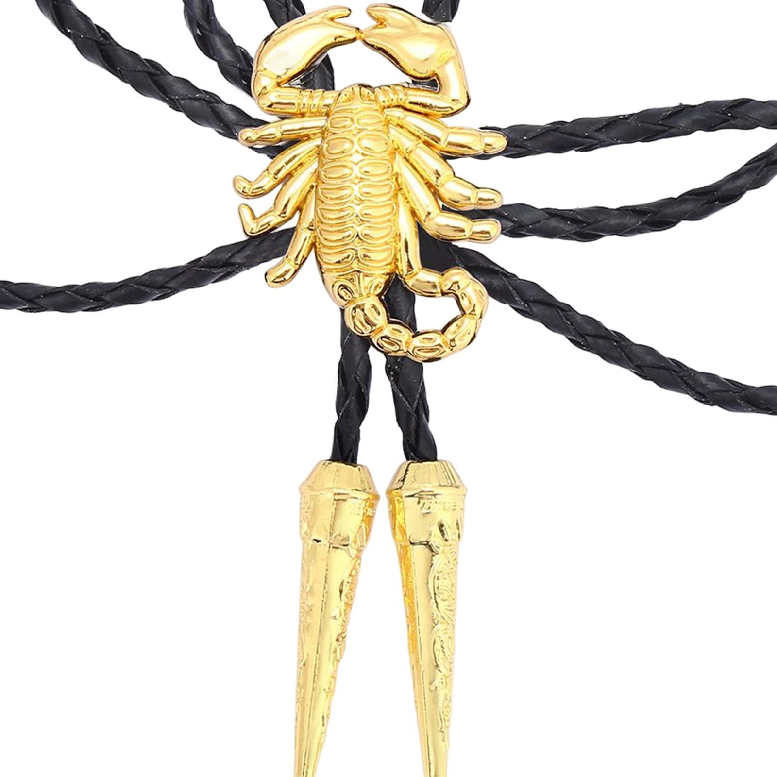 Alloy Bolo Tie Adjustable Costume Retro Style Rope Cowboy for Women Men