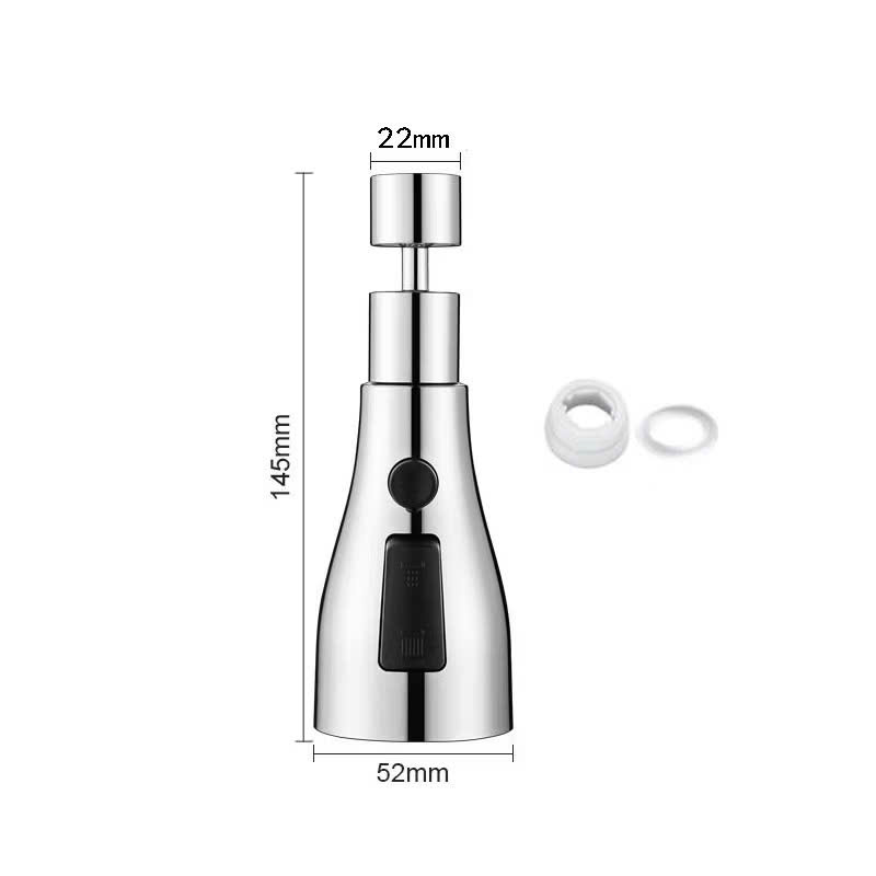 Đầu Nối Vòi Nước Bồn Rửa Chén Đa Năng, 3 Chế Độ Phun, Xoay 720° Chống Bắn Tung Tóe - HÀNG CHÍNH HÃNG MINIIN