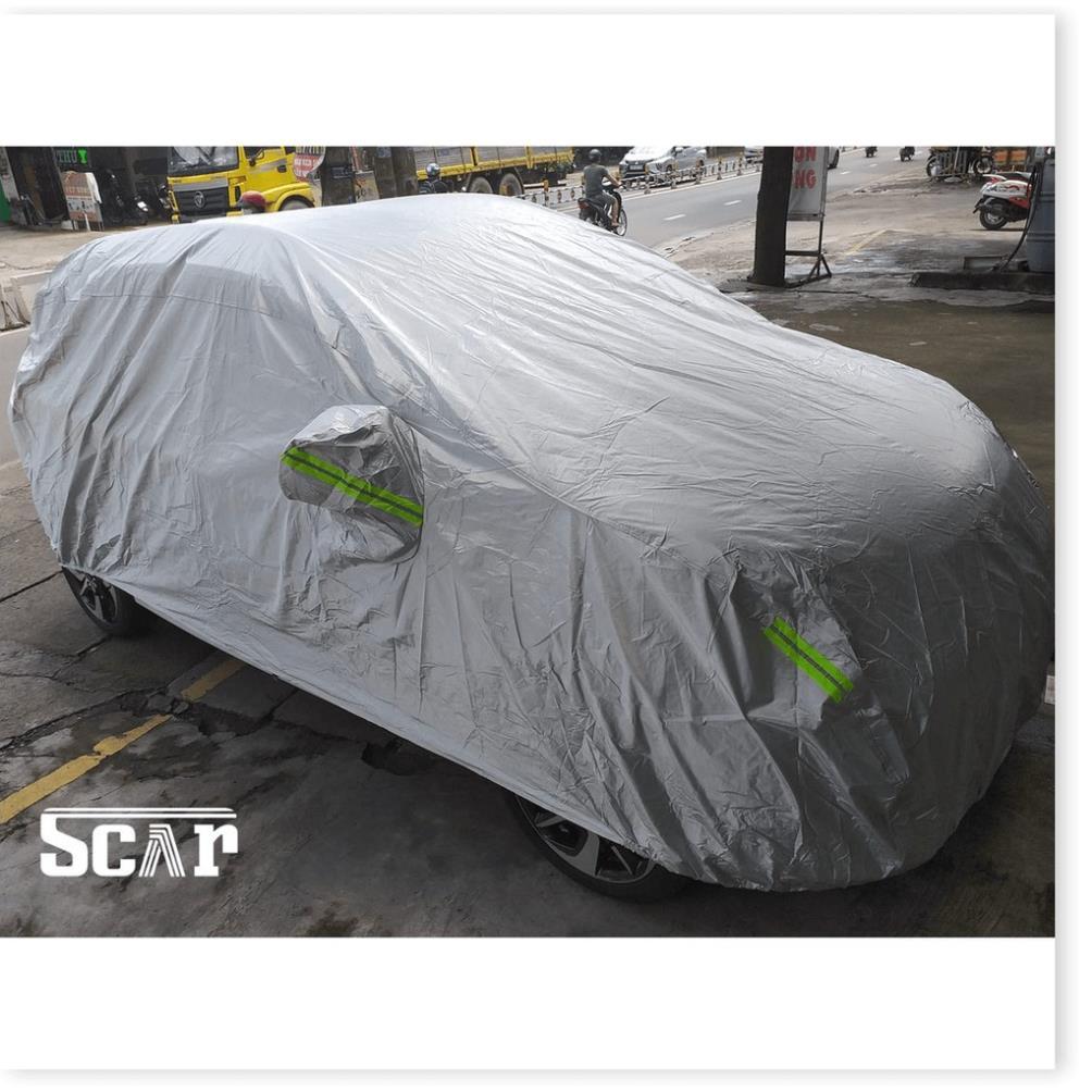Bạt phủ xe ô tô Tráng Bạc loại tốt 3 lớp chống nóng, chống mưa, chống cháy Bảo Hành Uy Tín Lỗi 1 Đổi 1