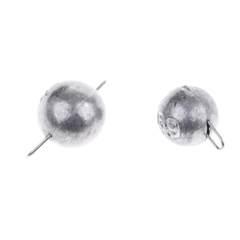 10pcs Lead Sinkers Fishing Lead Sinkers Bulk Dropshot Fishing Accessories