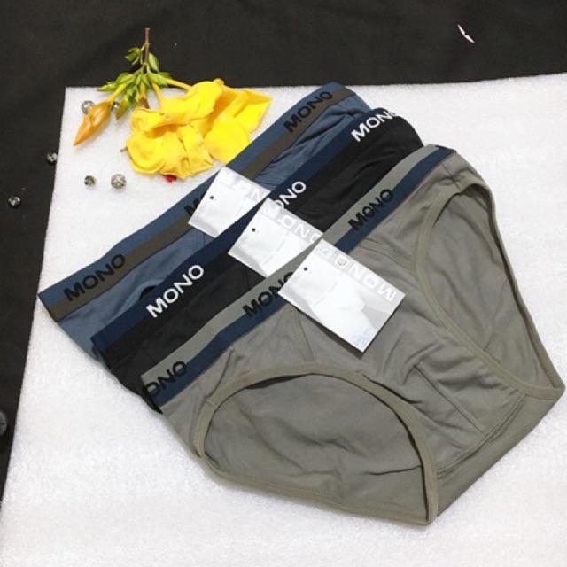 Quần lót nam cotton lưng vừa/ Quần sịp nam set 6 c