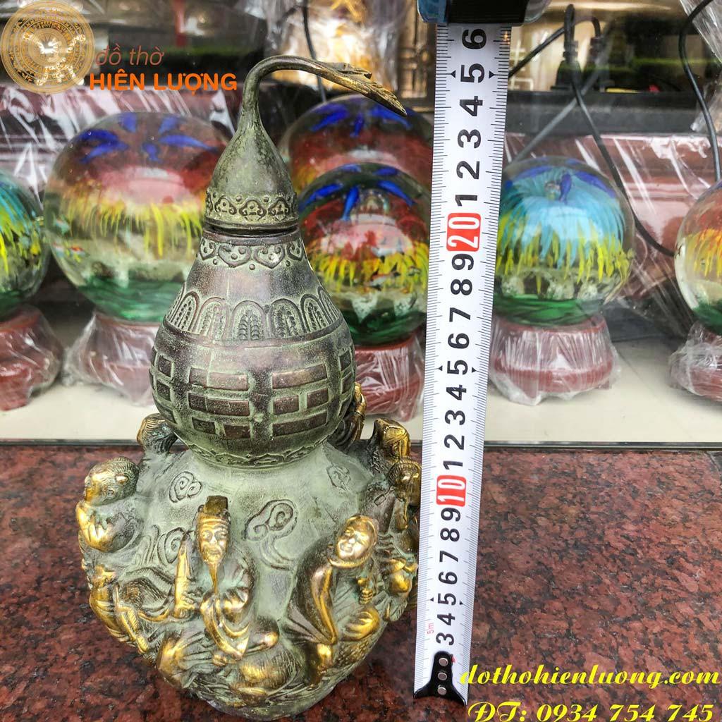 Hồ Lô Bát Tiên Bằng Đồng Giả Cổ