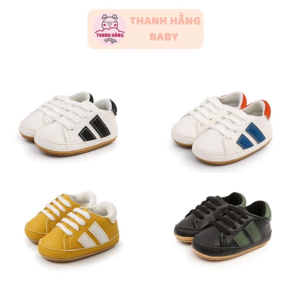 Giày Tập Đi Cho Bé Trai , Giày Trẻ Em Thanh Hằng Baby Từ 11 - 13 Cm