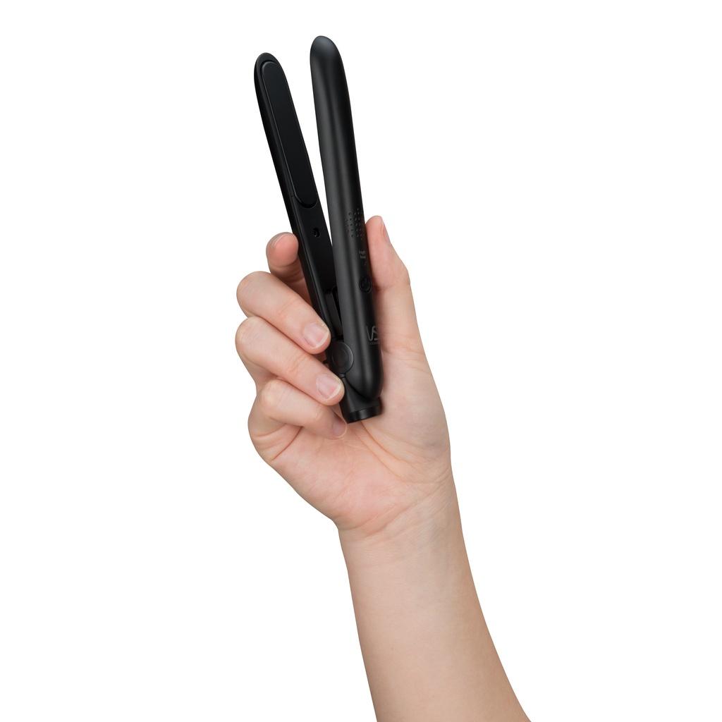 Máy duỗi tóc không dây VS Sassoon VSI Mini cáp sạc USB màu đen