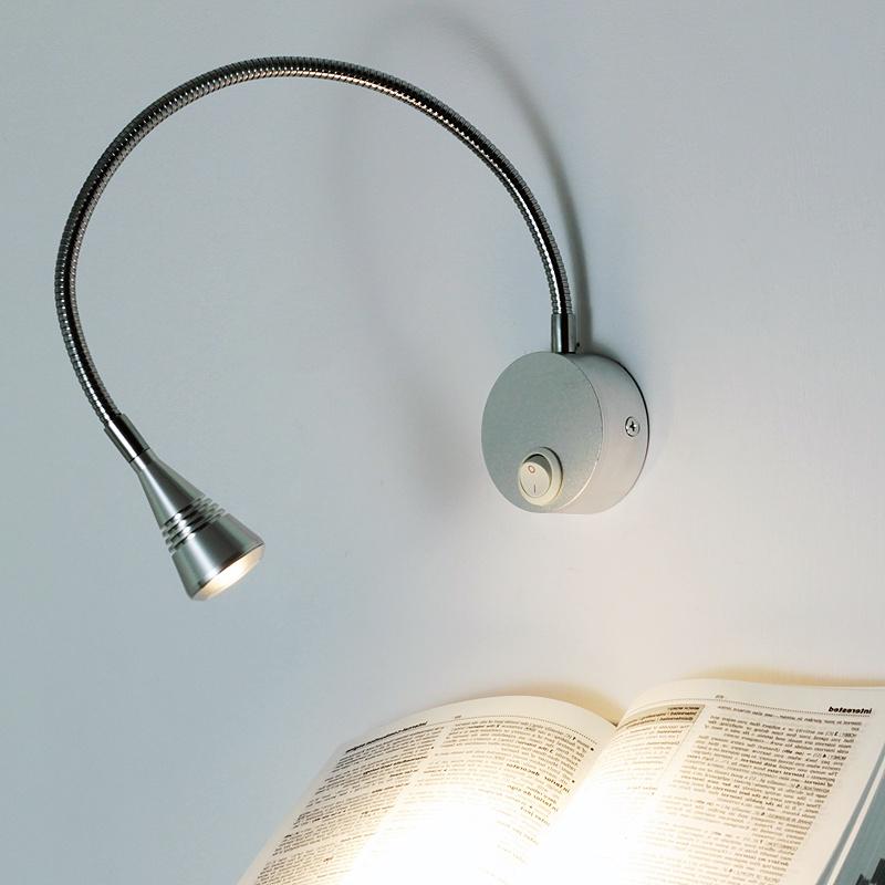 Đèn đọc sách gắn tường Led VITAGE 3W-220V, Ánh sáng vàng chiếu rọi điểm, tích hợp đèn Soi tranh trang trí phòng khách