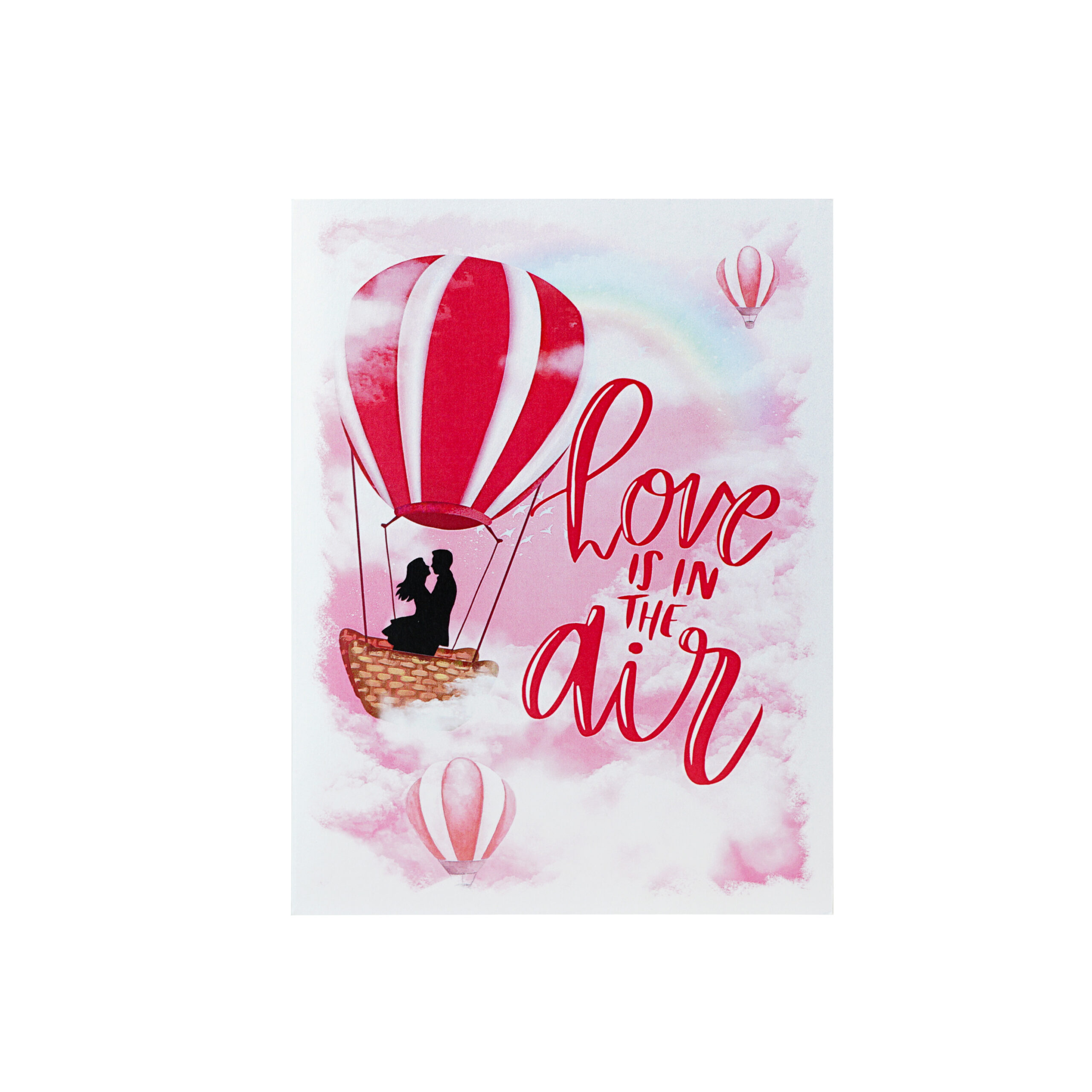 L23-  Thiệp 3D Khinh Khí Cầu Tình Yêu – Love in The Air – Pop Up Card Viethands Giftshop