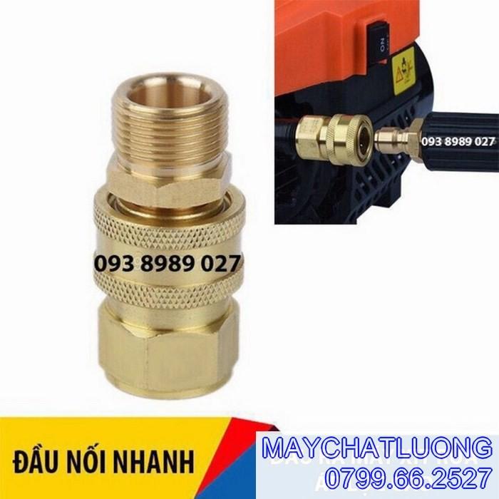BỘ NỐI NHANH ĐỒNG THAU 22MM