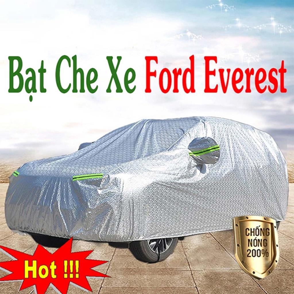 Bạt Phủ Xe Ô Tô Ford Everest 5 Chỗ - Bạt Phủ Ô Tô 5 Chỗ 3 Lớp Cao Cấp Chống Mưa, Chống Nắng, Chống Cháy Loại 1
