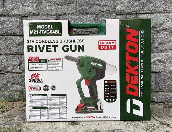 MÁY RÚT RIVET PIN 21V  M21-RVG64BL DEKTON-HÀNG CHÍNH HÃNG