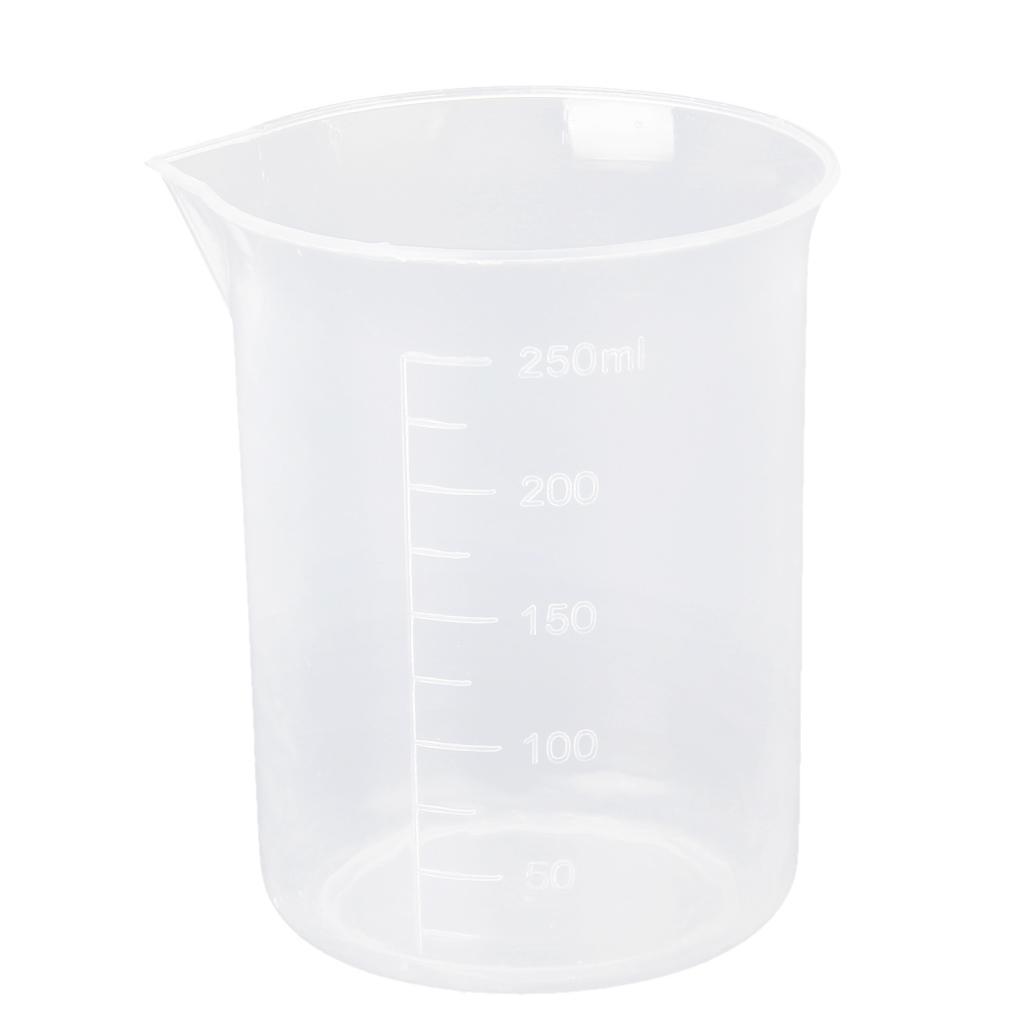 6 Pieces of Transparent Measuring Cup Measuring Cup for Kitchen Laboratory Tool