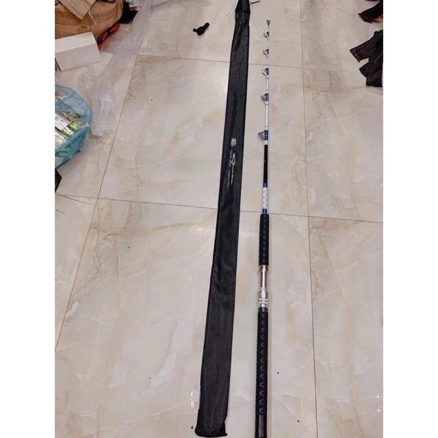 Cần câu biển 1 khúc dài 1m98 cần tải cá 40kg siêu khoẻ y hình
