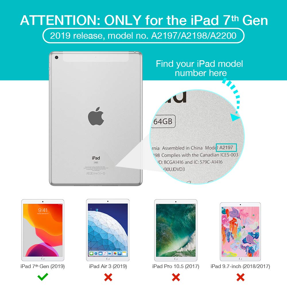 Bao da cho iPad Gen 7 10.2 2019 ESR Urban Premium Folio Case _Hàng Nhập Khẩu