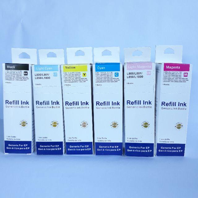 Mực in màu nước UV DYE REFILL INK 100ml - loại không phai!