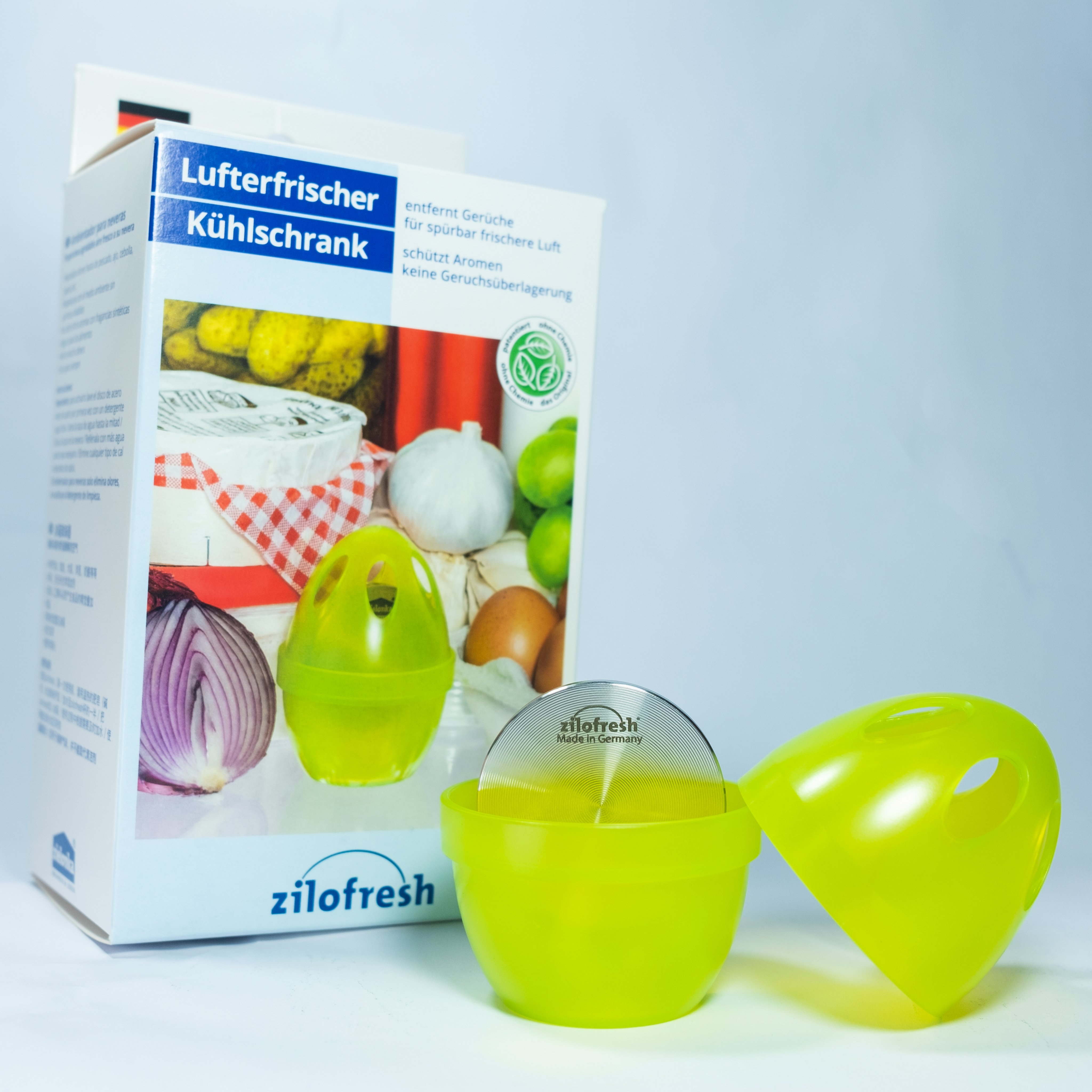 Khử mùi tủ lạnh Zilofresh Refrigerator Egg - khử mùi vật lý nhập khẩu từ Đức