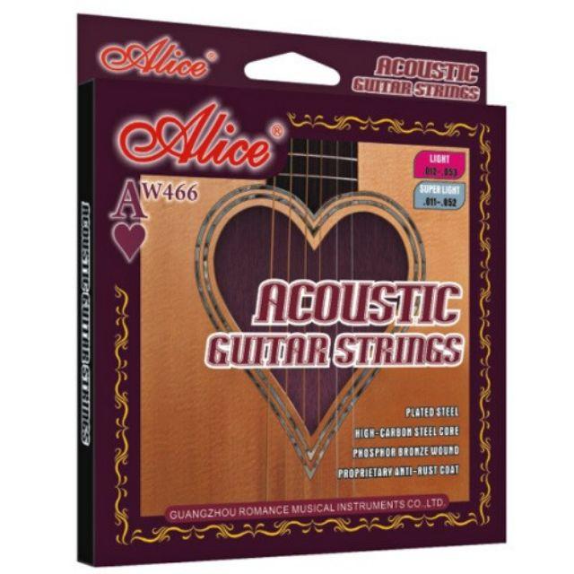 DÂY GUITAR ACOUSTIC ALICE AW-466SL SIZE 0.11