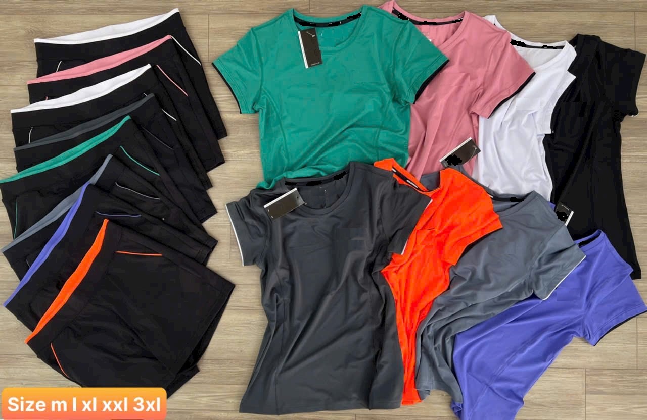 Bộ Đồ Thun Thể Thao Chạy Bộ Chơi Cầu Lông Tennis