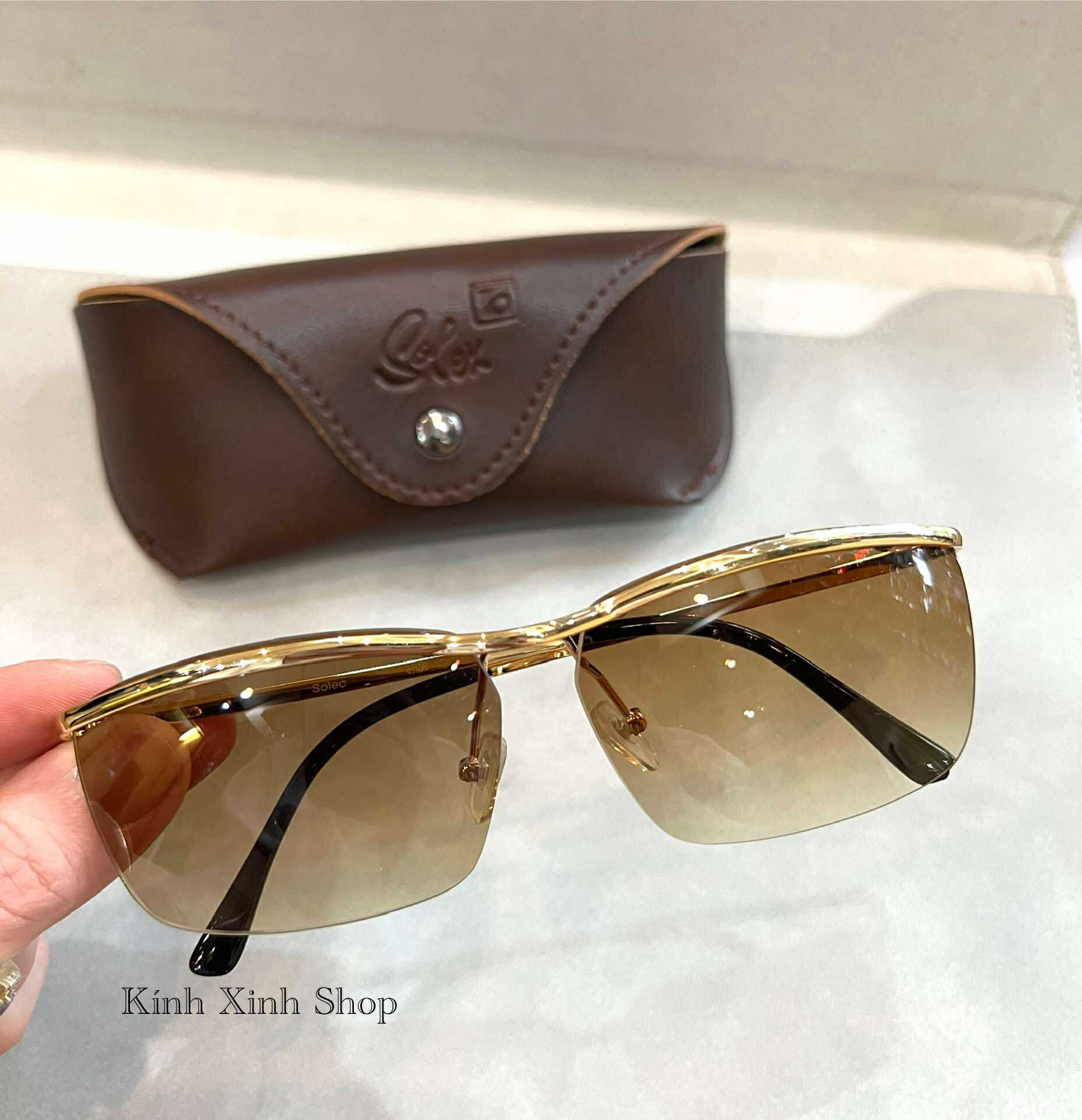 Kính râm Amor cao cấp cho nam dáng ôm gọng nhỏ mạ vàng 14K + Tặng Fullbox phụ kiện cao cấp