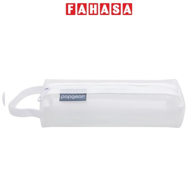 Bóp Viết Lưới Vuông - popgear 81220 - Màu Trắng