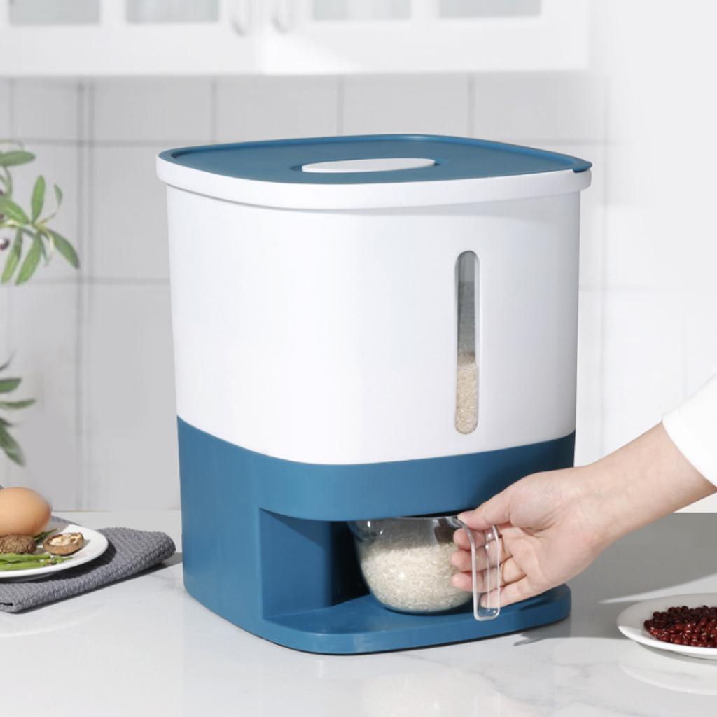 Rice Container Large Moisture-Proof Multipurpose Storage Tank Bucket Rice Cylinder for Dry Food Storage Container Machine