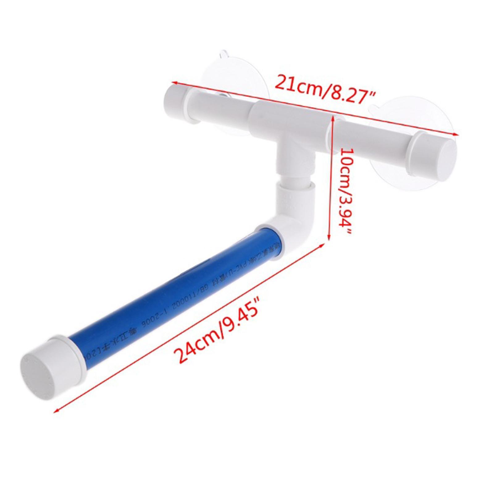 Bird Parrot Stand Perch Shower Holder Standing Toy Portable Suction Cup